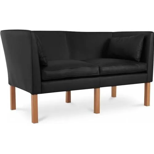 Sofa 2 osobowa - Tapicerowana w Skórze - Benjamin image 8