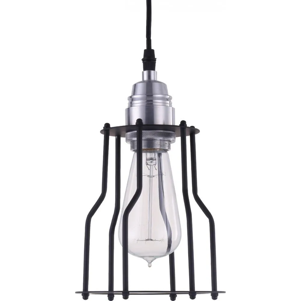 Retro lampa sufitowa - Lampa wisząca w designie klatki - Jail image 8