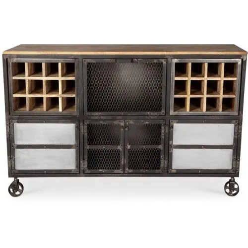 Szafka na wino z kółkami - Industrial Design - Avara image 8