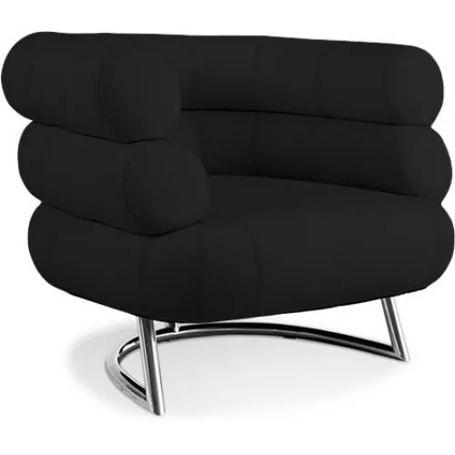 Designerski fotel - tapicerowany w skórze - Bivendun image 8
