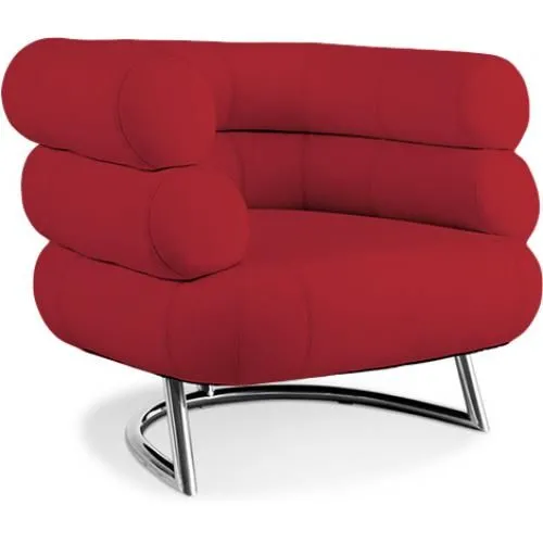 Designerski fotel - tapicerowany w skórze - Bivendun image 8