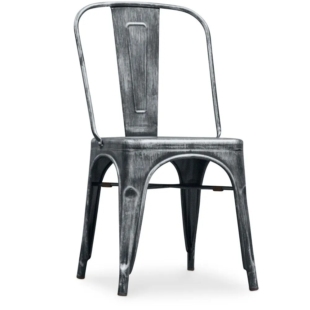 Stalowe krzesło do jadalni - Industrial Design - New Edition - Stylix image 8