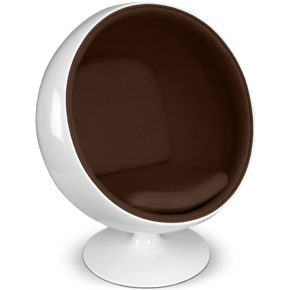 Fotel z podłokietnikami - Ball Design - Tapicerowany w tkaninie - Batton image 8
