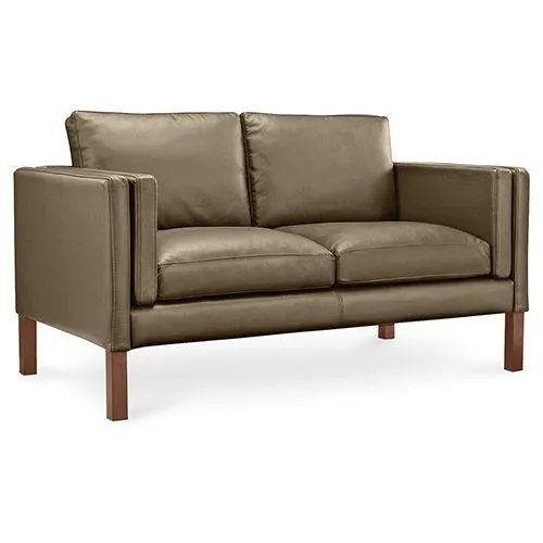 Sofa skórzana tapicerowana - 2 osobowa - Mordechaj image 8