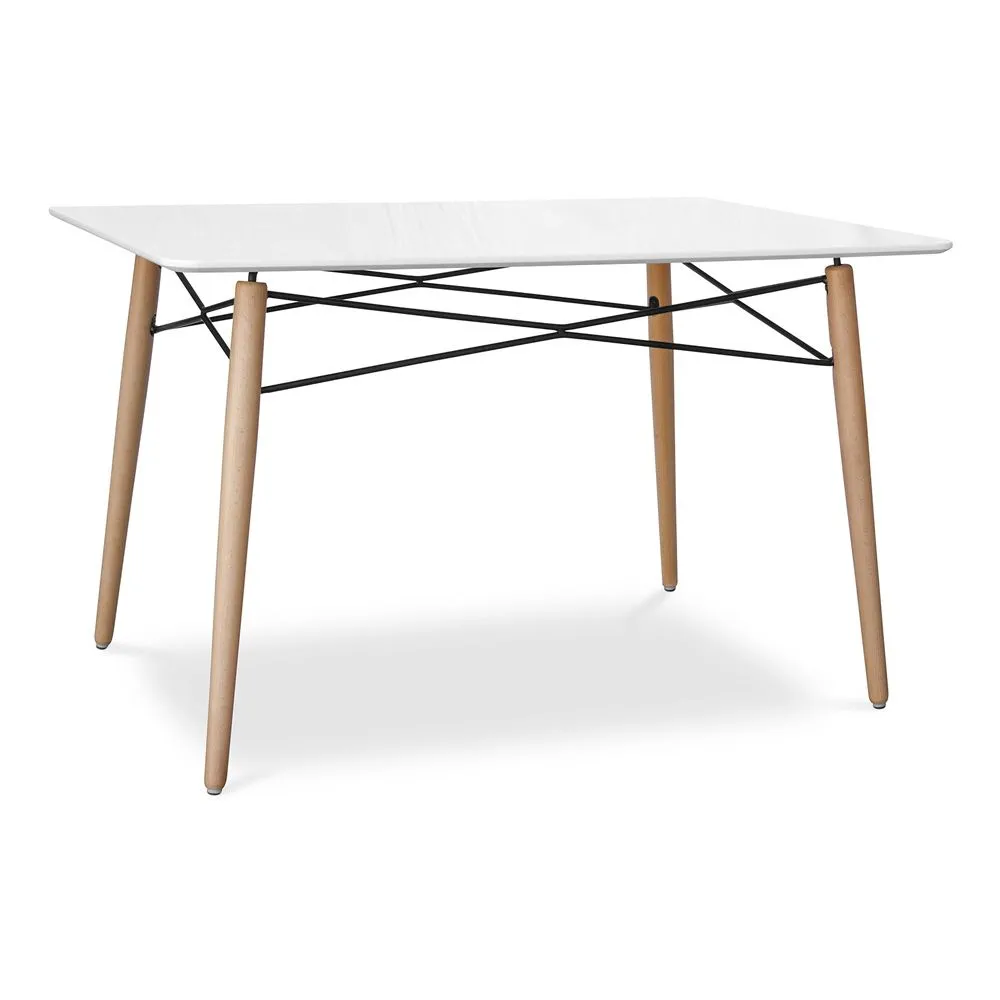 Prostokątny stół jadalny - Skandynawski Design - Drewno - 110 x 80 cm image 8