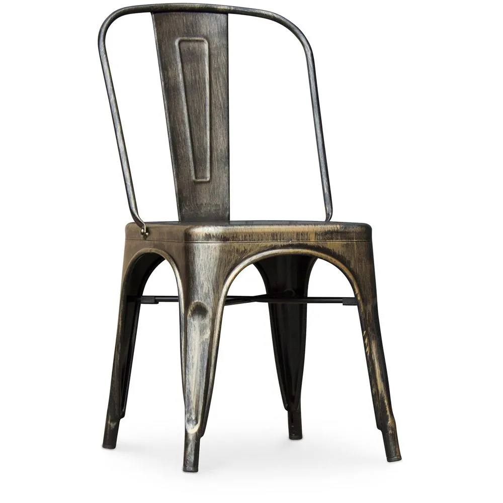 Stalowe krzesło do jadalni - Industrial Design - New Edition - Stylix image 8