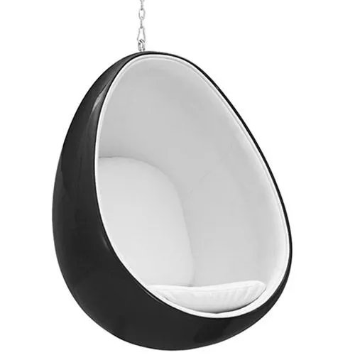 Fotel wiszący - Egg Design - tapicerowany tkaniną - Eny image 8