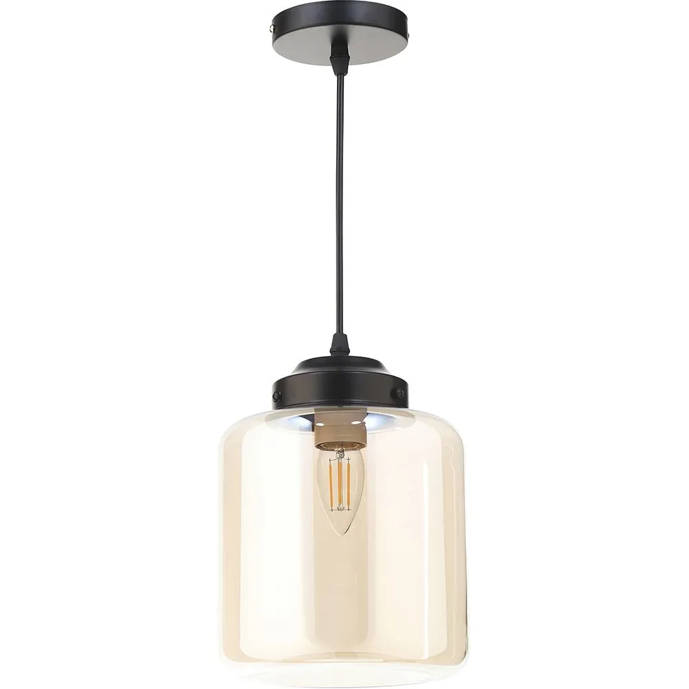 Lampa sufitowa z kryształem - Lampa wisząca w stylu vintage - Mikelo image 8