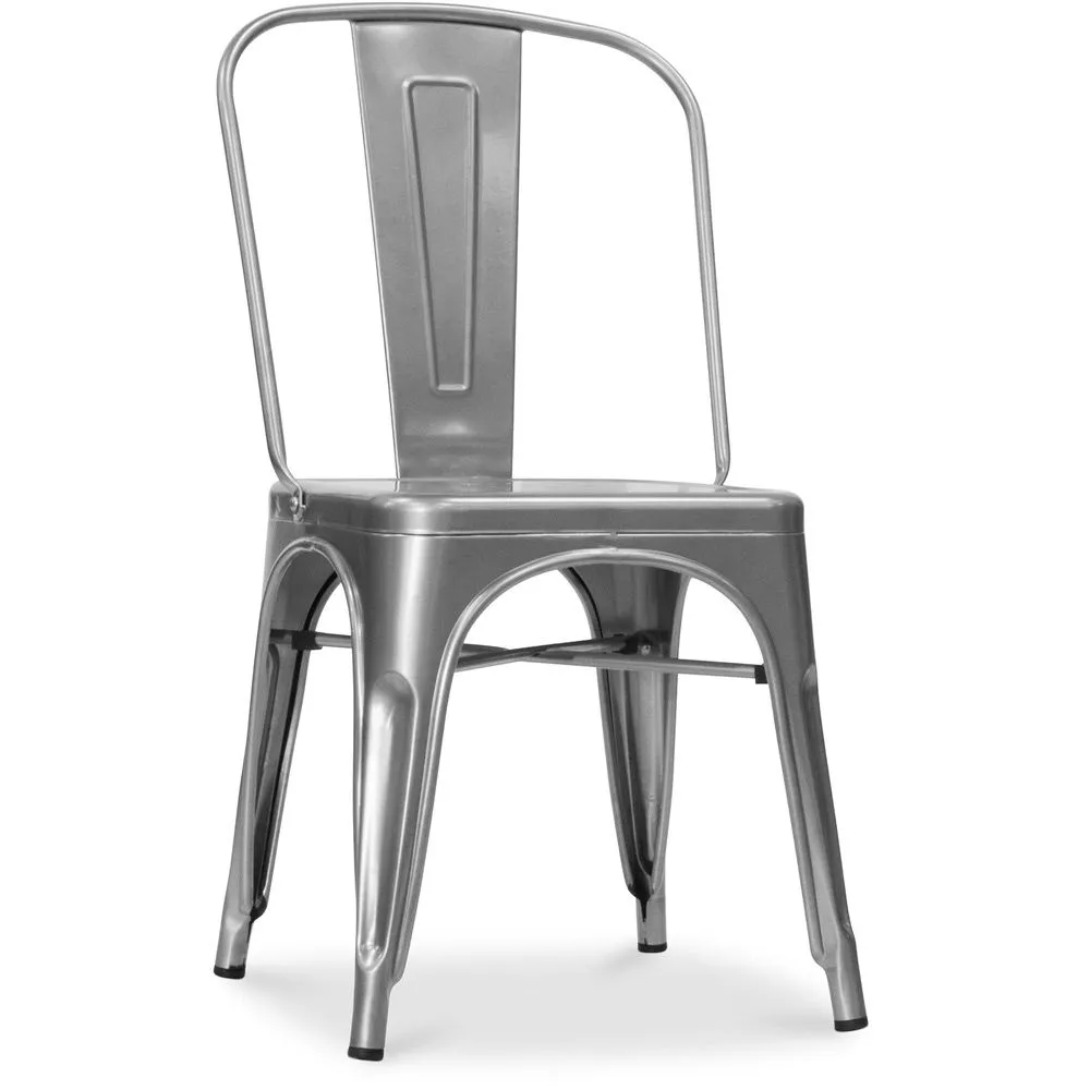 Stalowe krzesło do jadalni - Industrial Design - New Edition - Stylix image 8