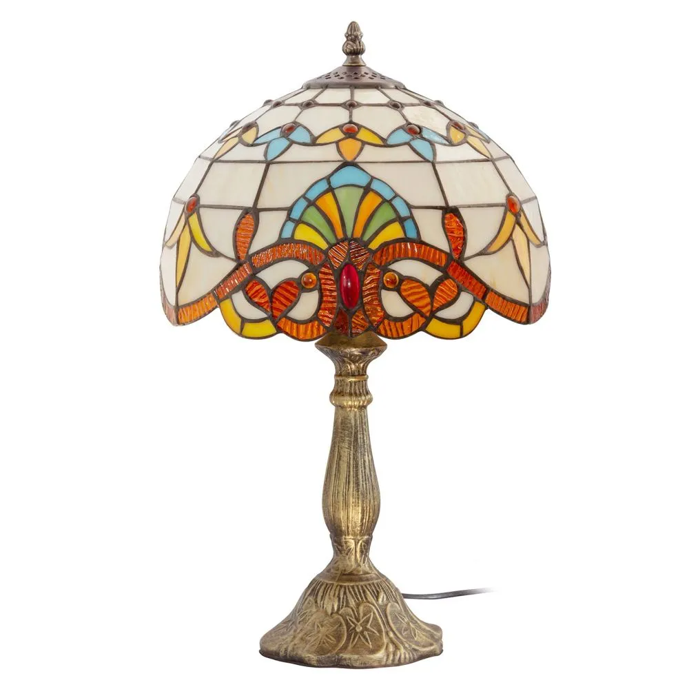 Lampa Stołowa Tiffany - Lampka do Salonu - Vintage image 8