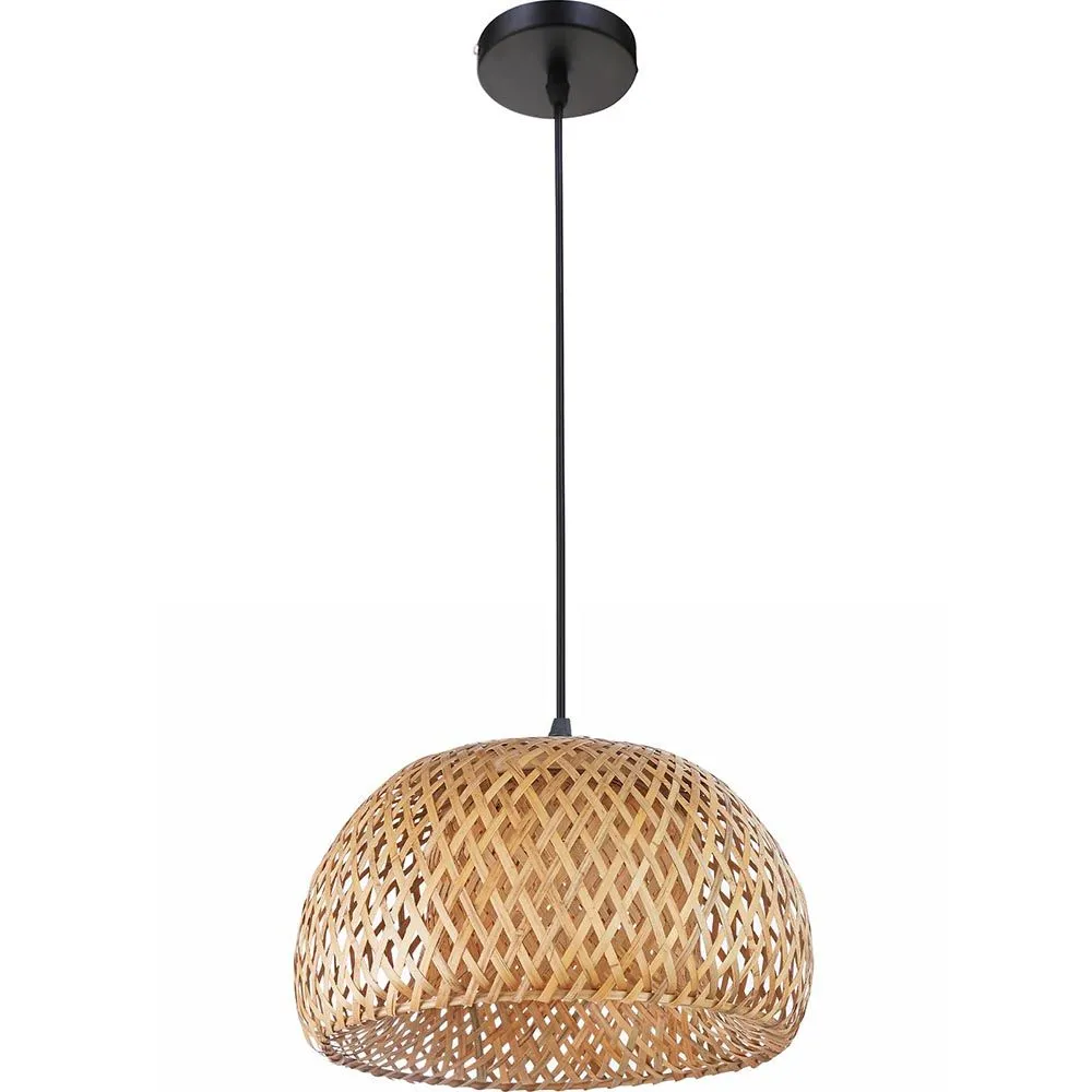 Lampa sufitowa z bambusa - Kinkiet - Projekt lampy boho Bali - Talli image 8