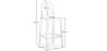 Stołek barowy z oparciem - Transparent Design - 65cm - Victoria Queen image 7