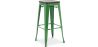 Stołek barowy - Industrial Design - Wood & Steel - 76 cm - New Edition- Stylix image 7