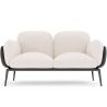 Sofa dwuosobowa - Tapicerka z tkaniny bouclé - Vandan image 7