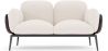 Sofa dwuosobowa - Tapicerka z tkaniny bouclé - Vandan image 7