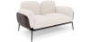 Sofa dwuosobowa - Tapicerka z tkaniny bouclé - Vandan image 7