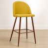 Stołek tapicerowany tkaniną - Skandynawski design - 66cm- Evelyne image 7