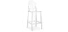 Stołek barowy z oparciem - Transparent Design - 65cm - Victoria Queen image 7